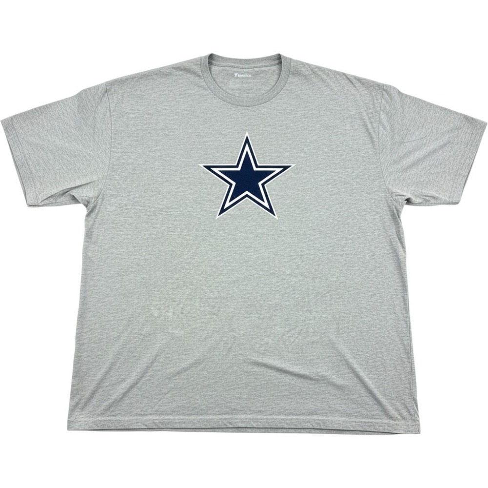 Fanatics Dallas Cowboys Mens Heather Grey Star Logo Graphic Tee Shirt 3XL NEW